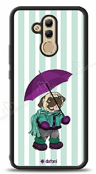 Dafoni Art Huawei Mate 20 Lite Pug in the Rain Klf
