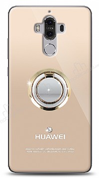 Huawei Mate 9 Gold Tutuculu Tal effaf Klf