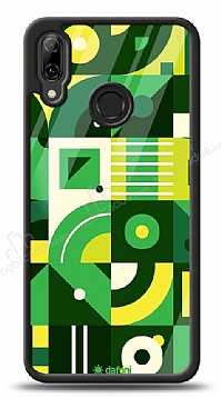 Dafoni Glossy Huawei P20 Lite Green Geometric Pattern Klf