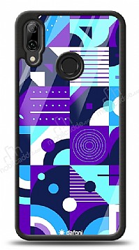 Dafoni Glossy Huawei P20 Lite Purple Geometric Pattern Klf