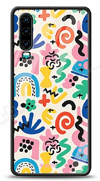 Dafoni Glossy Huawei P30 Colorful Pattern Klf