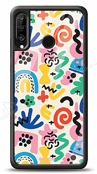 Dafoni Glossy Huawei P30 Lite Colorful Pattern Klf