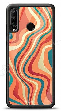 Dafoni Glossy Huawei P30 Lite Colorful Waves Klf