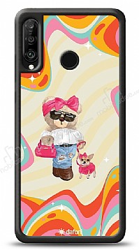 Dafoni Art Huawei P30 Lite Pinky Bear Klf