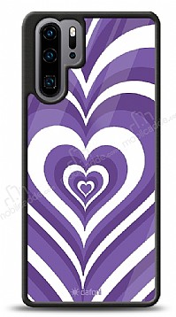 Dafoni Glossy Huawei P30 Pro Purple Hearts Klf