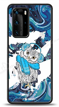 Dafoni Art Huawei P40 Winter Owl Klf
