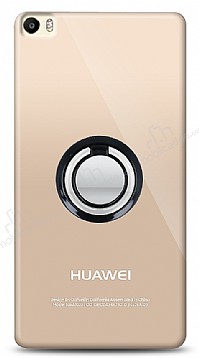 Huawei P8max Siyah Tutuculu effaf Klf