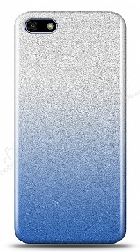 Huawei Y5 2018 Simli Mavi Silikon Klf