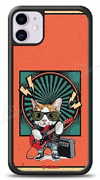 Dafoni Art iPhone 11 Guitarist Cat Klf