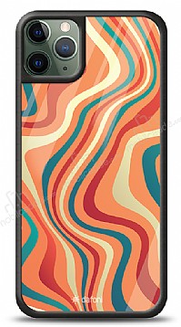 Dafoni Glossy iPhone 11 Pro Colorful Waves Klf