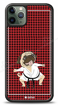 Dafoni Art iPhone 11 Pro Karate Fighter Pug Klf