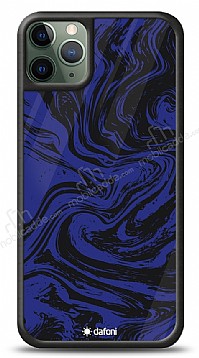 Dafoni Glossy iPhone 11 Pro Max Navy Blue Marble Klf