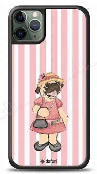 Dafoni Art iPhone 11 Pro Max Pug Girl Klf