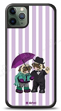 Dafoni Art iPhone 11 Pro Max Rainy Day Pugs Klf