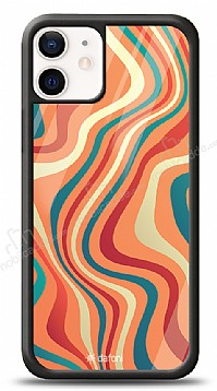 Dafoni Glossy iPhone 12 / iPhone 12 Pro 6.1 in Colorful Waves Klf