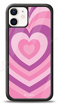Dafoni Glossy iPhone 12 / iPhone 12 Pro 6.1 in Pink Hearts Klf