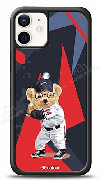Dafoni Art iPhone 12 Mini 5.4 in Baseball Bear Klf