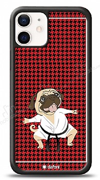 Dafoni Art iPhone 12 Mini 5.4 in Karate Fighter Pug Klf