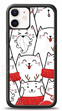 Dafoni Art iPhone 12 Mini 5.4 in New Year Cats Klf