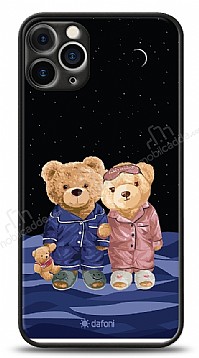 Dafoni Art iPhone 12 Pro 6.1 inç Under The Stars Teddy Bears Kılıf