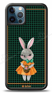 Dafoni Art iPhone 12 Pro Max 6.7 in Lady Rabbit Klf