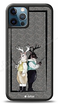 Dafoni Art iPhone 12 Pro Max 6.7 in Spy Deers Klf