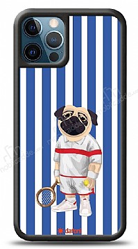 Dafoni Art iPhone 12 Pro Max 6.7 in Tennis Boy Pug Klf
