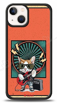 Dafoni Art iPhone 13 Mini Guitarist Cat Klf