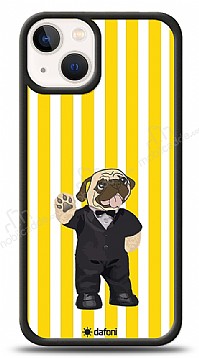 Dafoni Art iPhone 13 Mini Suit Pug Klf