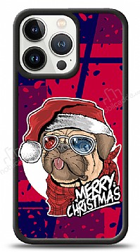 Dafoni Art iPhone 13 Pro Christmas Pug Klf