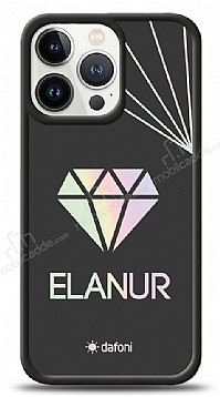 Dafoni Hologram iPhone 13 Pro Kiiye zel isimli Diamond Klf
