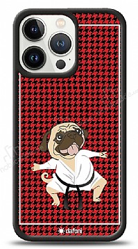 Dafoni Art iPhone 13 Pro Max Karate Fighter Pug Klf