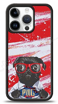 Dafoni Art iPhone 14 Pro Black Pug Klf