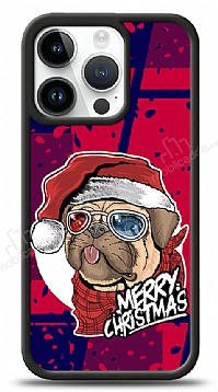 Dafoni Art iPhone 14 Pro Christmas Pug Klf