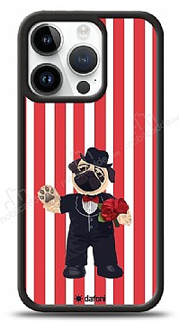 Dafoni Art iPhone 14 Pro Gentleman Pug Klf