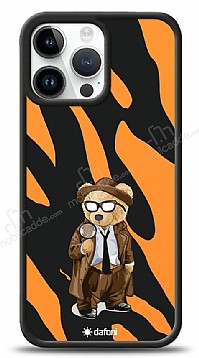 Dafoni Art iPhone 14 Pro Max Detective Teddy Bear Klf