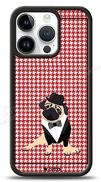 Dafoni Art iPhone 14 Pro Tuxedo Pug Klf