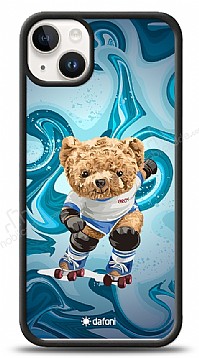 Dafoni Art iPhone 15 Plus Skating Teddy Bear Klf