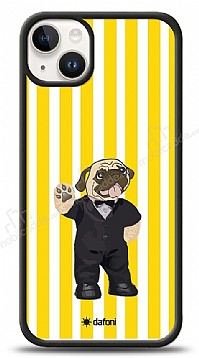 Dafoni Art iPhone 15 Plus Suit Pug Klf