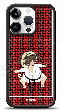 Dafoni Art iPhone 15 Pro Karate Fighter Pug Klf