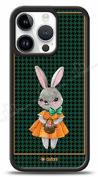 Dafoni Art iPhone 15 Pro Lady Rabbit Klf