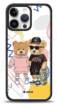 Dafoni Art iPhone 15 Pro Max Fun Couple Teddy Klf