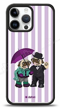 Dafoni Art iPhone 15 Pro Max Rainy Day Pugs Klf