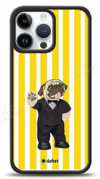 Dafoni Art iPhone 15 Pro Max Suit Pug Klf