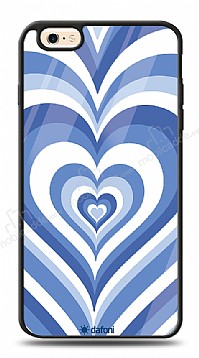 Dafoni Glossy iPhone 6 / 6S Blue Hearts Klf