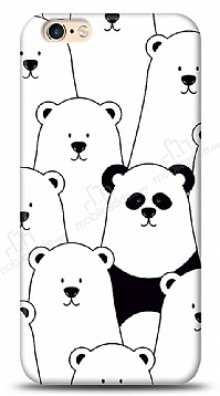 iPhone 6 Plus / 6S Plus Lonely Panda Resimli Klf