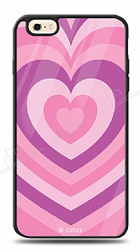 Dafoni Glossy iPhone 6 Plus / 6S Plus Pink Hearts Klf