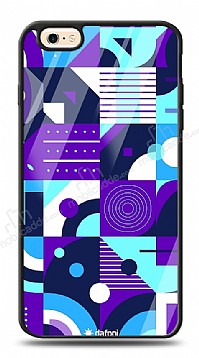 Dafoni Glossy iPhone 6 Plus / 6S Plus Purple Geometric Pattern Klf