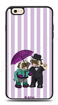 Dafoni Art iPhone 6 Plus / 6S Plus Rainy Day Pugs Klf