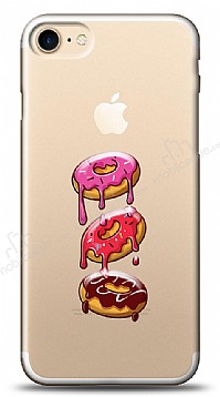 iPhone 7 / 8 Donut Kabartmal Parlak Klf